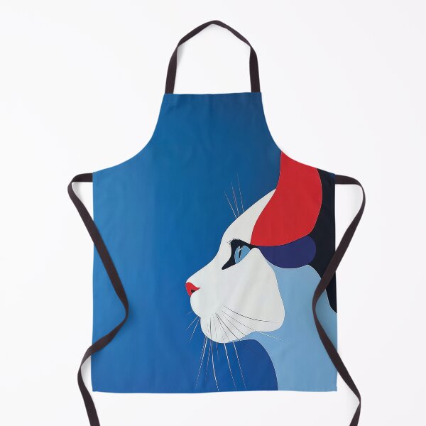 Item preview, Minimalist Cat Profile with Glam Rock Lightning Bolt Design. designed and sold by HEMRO.