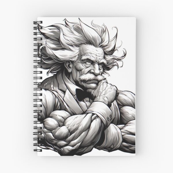 Item preview, Albert Einstein bodybuilder designed and sold by sevenmountains.