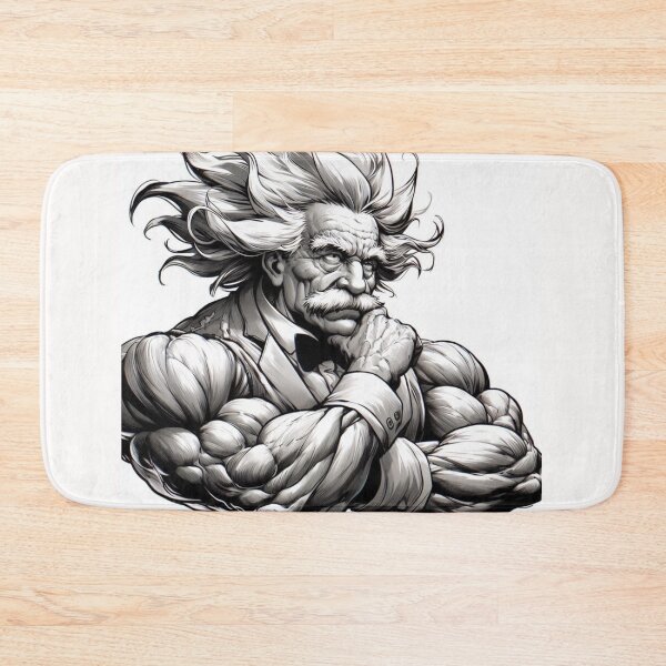 Item preview, Albert Einstein bodybuilder designed and sold by sevenmountains.