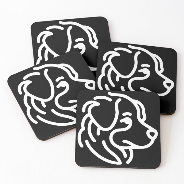 Item preview, Cute Australian Shepherd Lovers dog simple line art portrait designed and sold by New Yorkify.