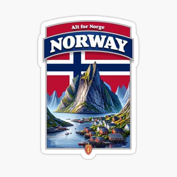 Item preview, Norway Norge Scandinavia Europe designed and sold by NPStudio.