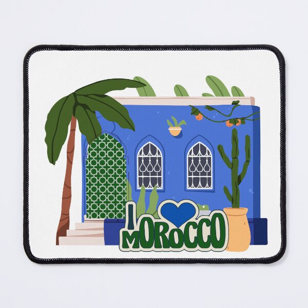 Item preview, I ❤️ Morocco – Traditional Moroccan House (Chefchaouen Inspired) designed and sold by chanshoping.