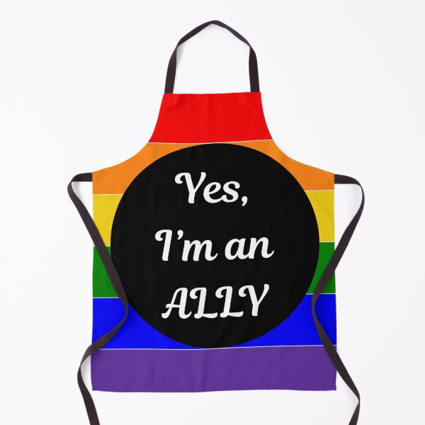 Item preview, Yes, I'm an ALLY - LGBTQ - Pride Month designed and sold by ThatKrisGuy.