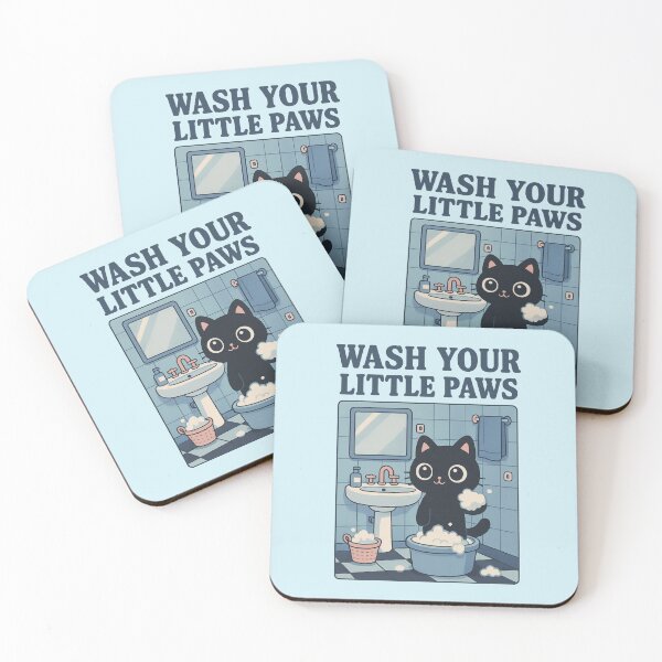 Item preview, Wash Your Little Paws designed and sold by BurunaMD.