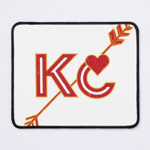 Item preview, KC Red & Yellow Heart – Kansas City Inspired Tee with Arrow designed and sold by BYTRINOOO.