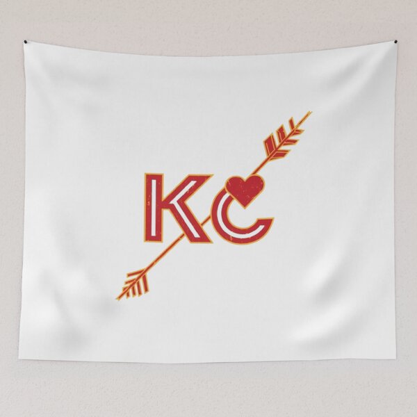 Item preview, KC Red & Yellow Heart – Kansas City Inspired Tee with Arrow designed and sold by BYTRINOOO.