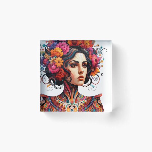 Item preview, Leia Icono – Fusion of Mexican Art and Modernism designed and sold by  Ojo de Lilith.