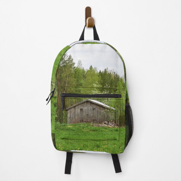 Item preview, Barn and the bird cherry trees. Parkkuu 2025 designed and sold by Jouko Lehto Photography.
