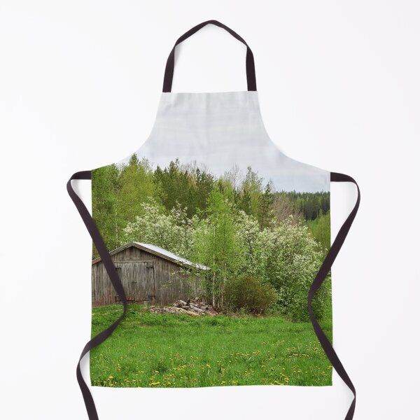 Item preview, Barn and the bird cherry trees. Parkkuu 2025 designed and sold by Jouko Lehto Photography.