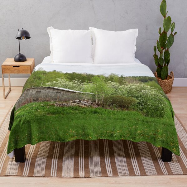Item preview, Barn and the bird cherry trees. Parkkuu 2025 designed and sold by Jouko Lehto Photography.