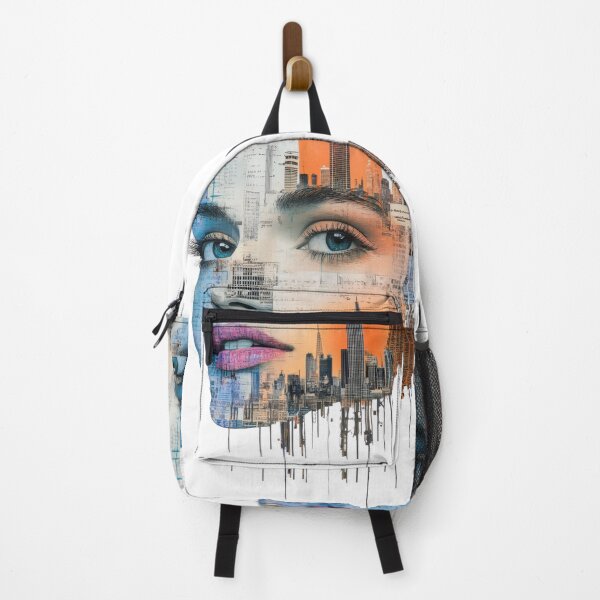Item preview, City Within Her – Urban Double Exposure Portrait designed and sold by Angellacelin.