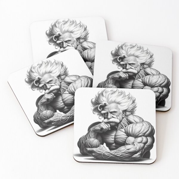Item preview,  Albert Einstein bodybuilder designed and sold by sevenmountains.