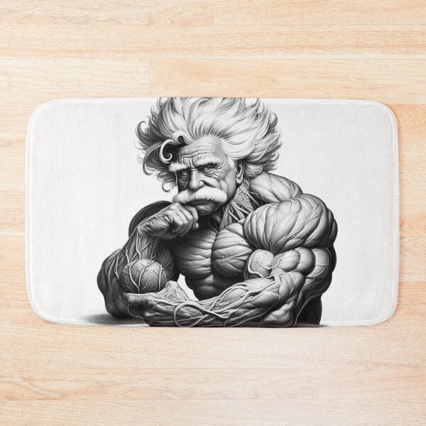 Item preview,  Albert Einstein bodybuilder designed and sold by sevenmountains.