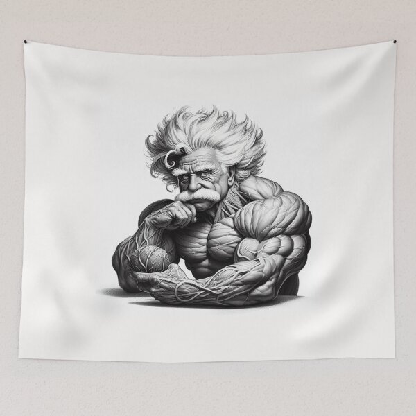 Item preview,  Albert Einstein bodybuilder designed and sold by sevenmountains.