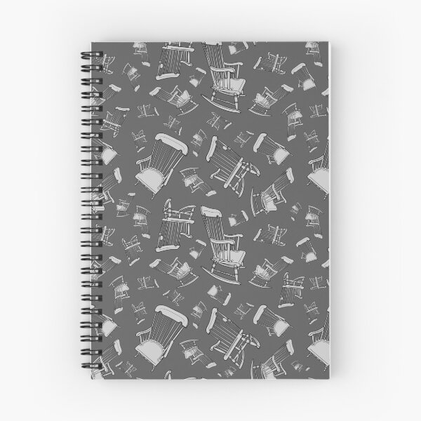 Item preview, You Rock Rocking Chair Repeating Pattern on Dark Grey Background designed and sold by LayerCakeDigDes.