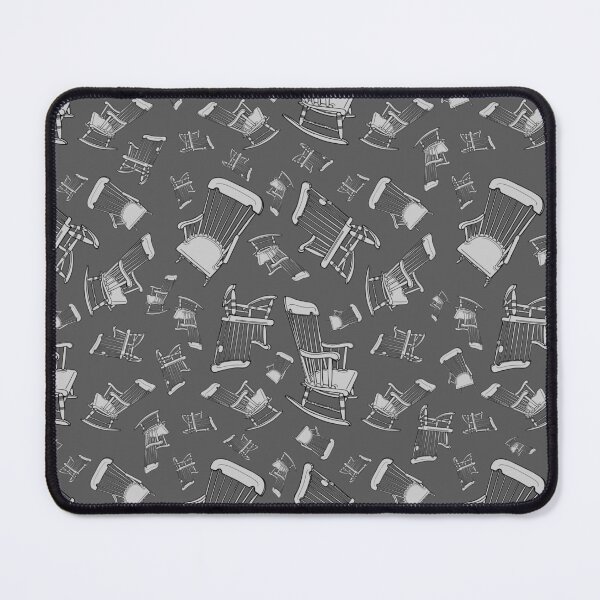 Item preview, You Rock Rocking Chair Repeating Pattern on Dark Grey Background designed and sold by LayerCakeDigDes.