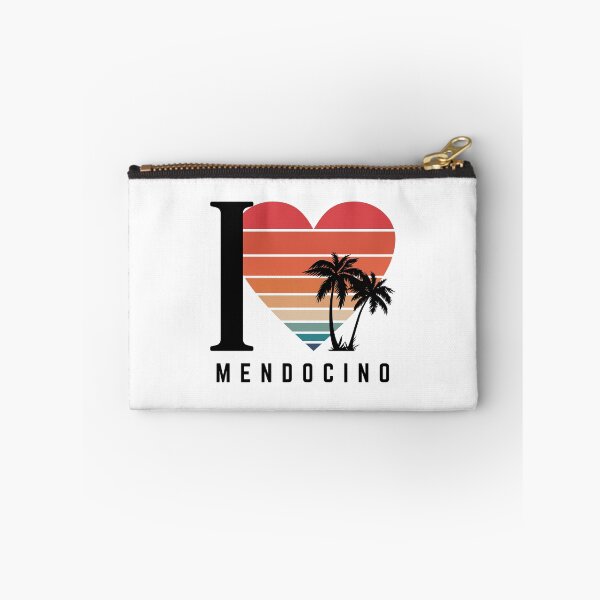 Item preview, I ❤️ Mendocino - Retro West Coast Beach Vibes designed and sold by MFGB-Creations.