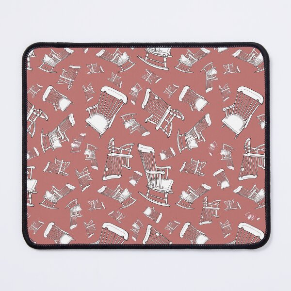 Item preview, You Rock Rocking Chair Repeating Pattern Pink designed and sold by LayerCakeDigDes.