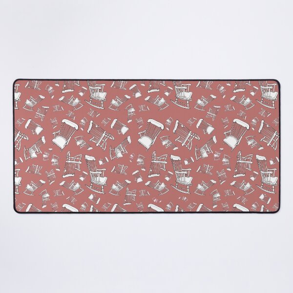 Item preview, You Rock Rocking Chair Repeating Pattern Pink designed and sold by LayerCakeDigDes.