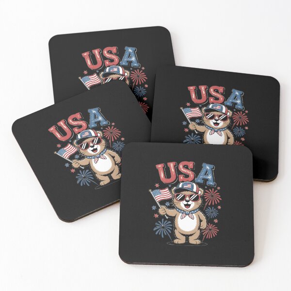 Item preview, USA bear. Happy 4th of July. designed and sold by designsbyaneta.