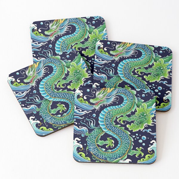 Item preview, Eastern Water Dragon Pattern designed and sold by PatronesKawai.