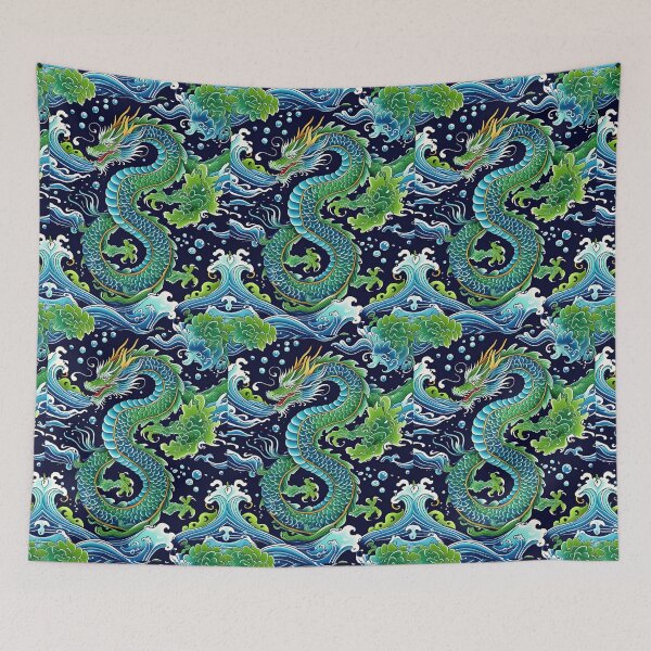 Item preview, Eastern Water Dragon Pattern designed and sold by PatronesKawai.