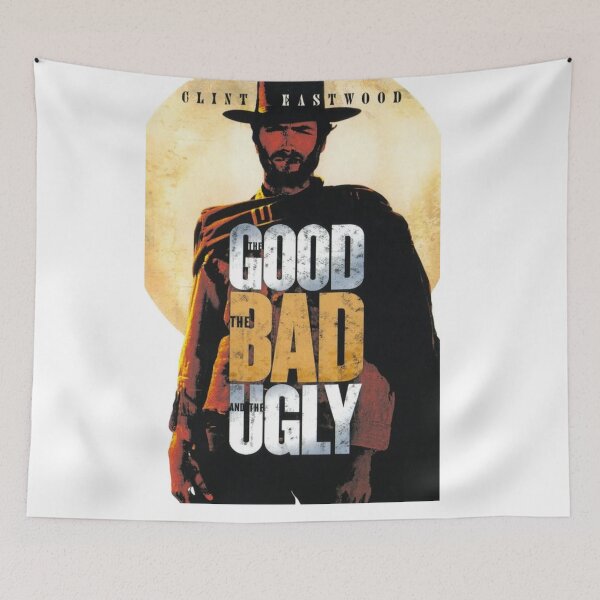 Item preview, The Good The Bad and The Ugly Wall Art | Clint Eastwood & Eli Wallach Print | Spaghetti Western Movie designed and sold by neildoch.