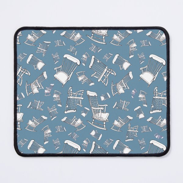 Item preview, You Rock Rocking Chair Repeating Pattern on Blue Background designed and sold by LayerCakeDigDes.