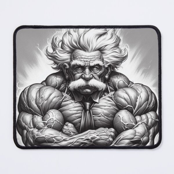 Item preview,  Albert Einstein bodybuilder designed and sold by sevenmountains.