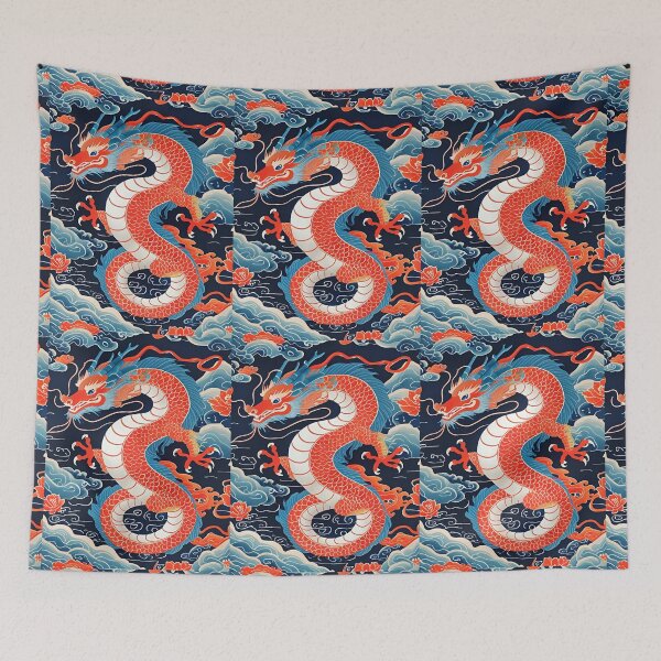 Item preview, Eastern Water Dragon Pattern designed and sold by PatronesKawai.