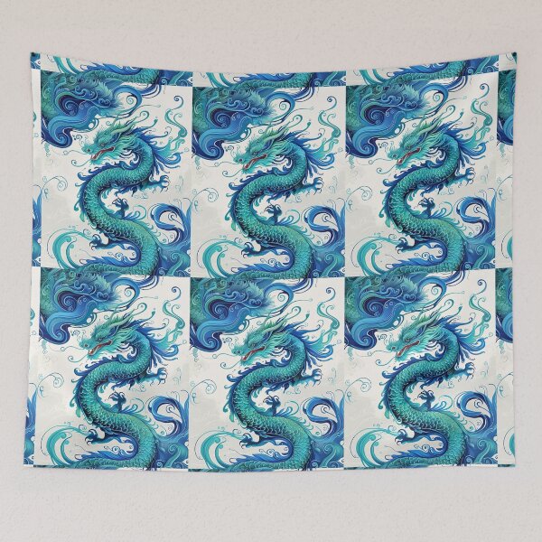 Item preview, Eastern Water Dragon Pattern designed and sold by PatronesKawai.