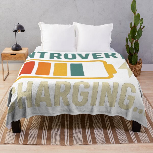 Item preview, Introvert Charging – Social Battery Recovery Mode  designed and sold by Caffeinated Sarcasm Co..