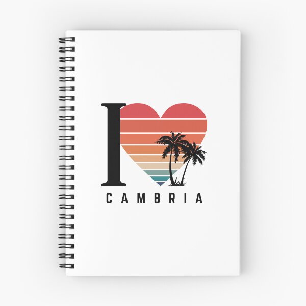 Item preview, I ❤️ Cambria - Retro West Coast Beach Vibes designed and sold by MFGB-Creations.