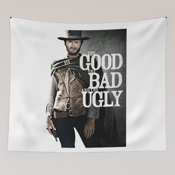 Item preview, The Good The Bad and The Ugly Wall Art | Clint Eastwood & Eli Wallach Print | Spaghetti Western Movie designed and sold by neildoch.