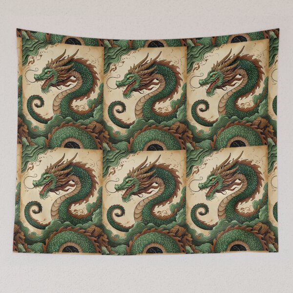 Item preview, Eastern Forest Dragon Pattern designed and sold by PatronesKawai.