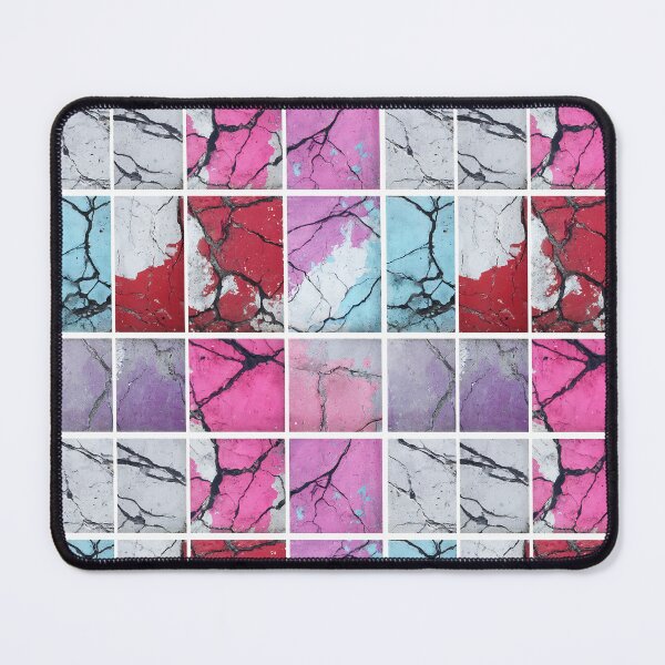 Item preview, Multicolor Marble Texture Grid designed and sold by Enea Kelo.