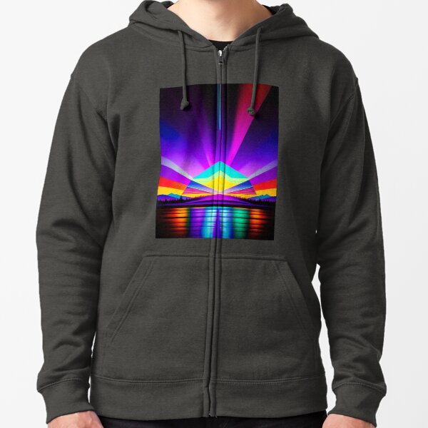 Item preview, Neon Horizon Abstract Art designed and sold by Esterlane.
