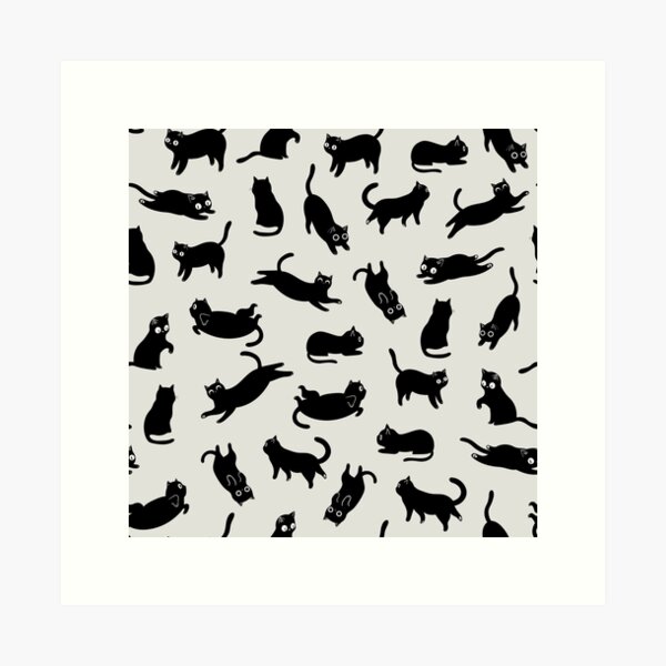Item preview, Gatos negros designed and sold by FunEyeDesign.