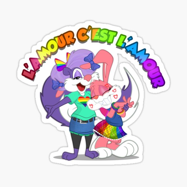 Fifi and Babs Pride Sticker