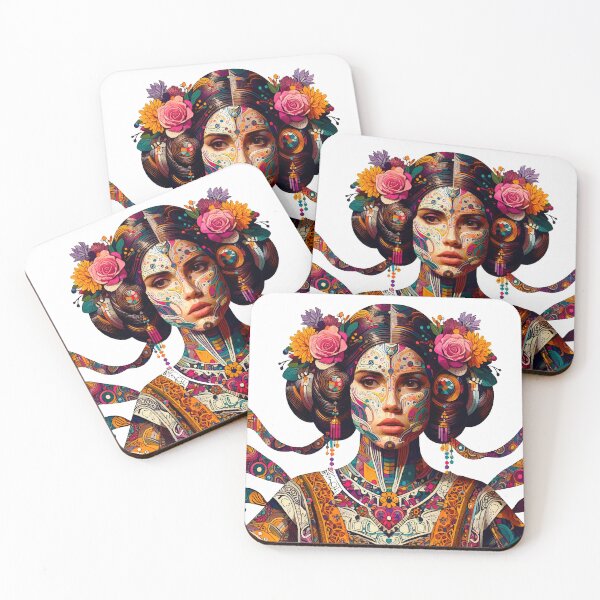 Item preview, Rebel Princess – Leia en Arte Nouveau Mexicano designed and sold by Ojo de Lilith.