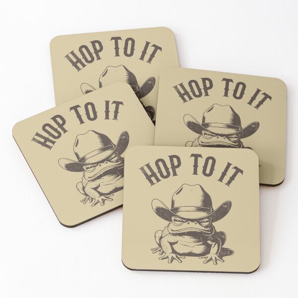Item preview, Hop To It Toad Frog Country Western designed and sold by jmbeezee.