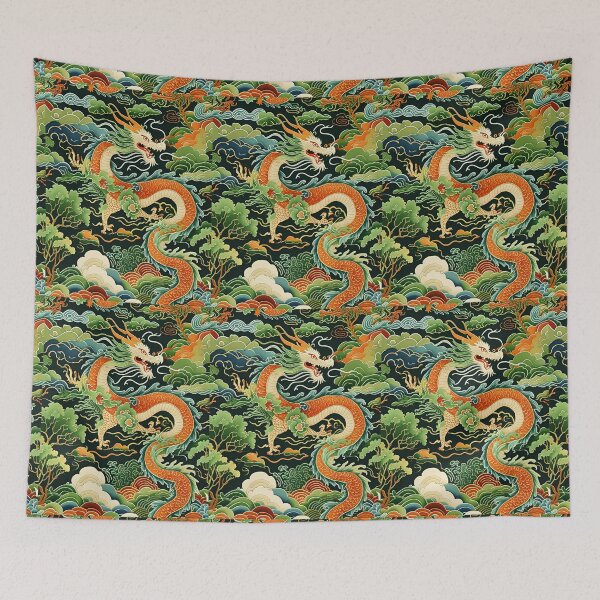 Item preview, Eastern Forest Dragon Pattern designed and sold by PatronesKawai.