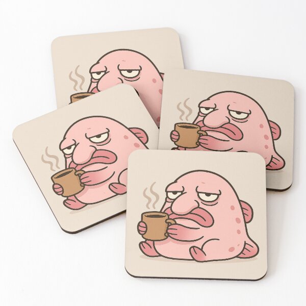 Item preview, Grumpy Coffee Creature – Funny Cartoon for Mornings designed and sold by GabbyKI261.