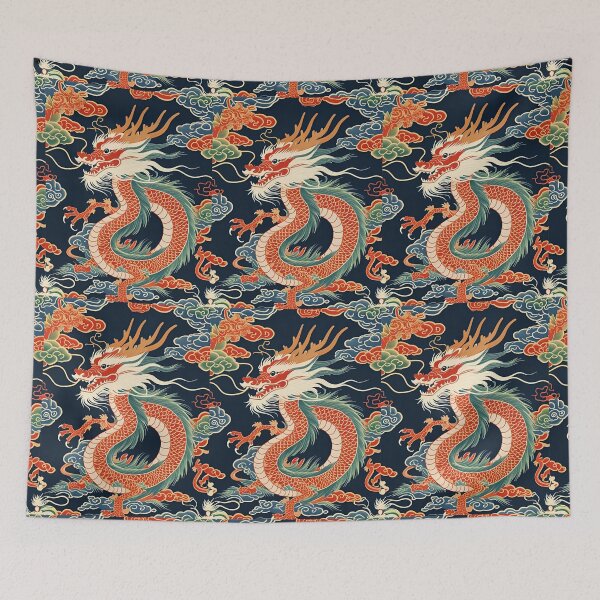 Item preview, Eastern Sky Dragon Pattern designed and sold by PatronesKawai.