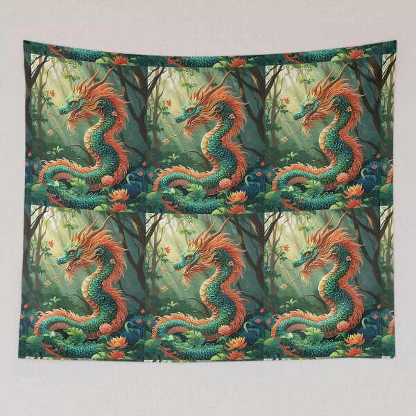 Item preview, Eastern Forest Dragon Pattern designed and sold by PatronesKawai.