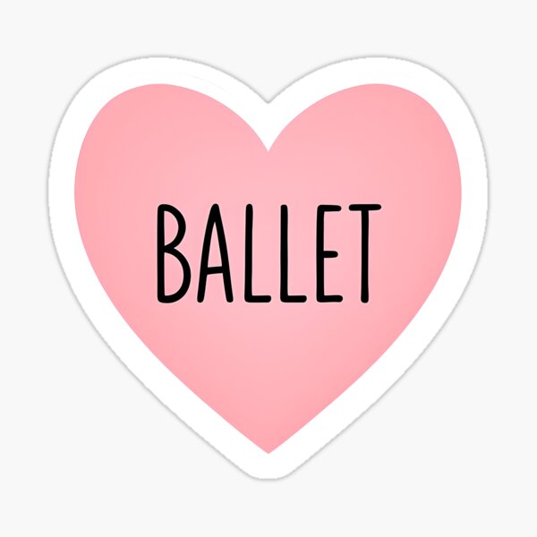 Item preview, I Heart Ballet  designed and sold by CharmStudio.