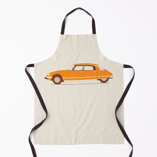 Item preview, Retro Orange Citroën DS Classic French Car Illustration	 designed and sold by Victor Shadehorn.