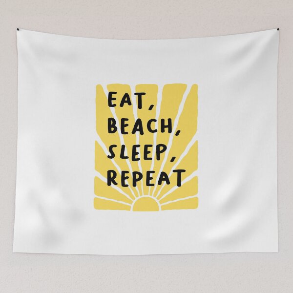 Item preview, Eat, Beach, Sleep, Repeat Sunset Message designed and sold by FanFest.