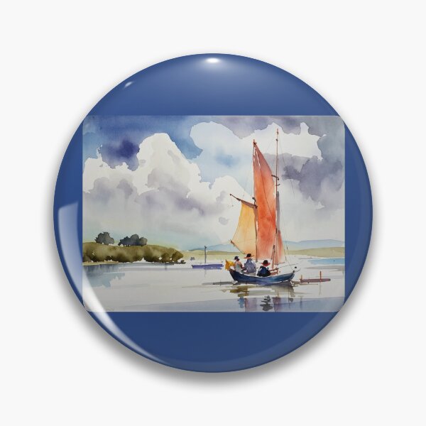 Item preview, A day at galmpton creek2（watercolour + AI） designed and sold by artsmeow.