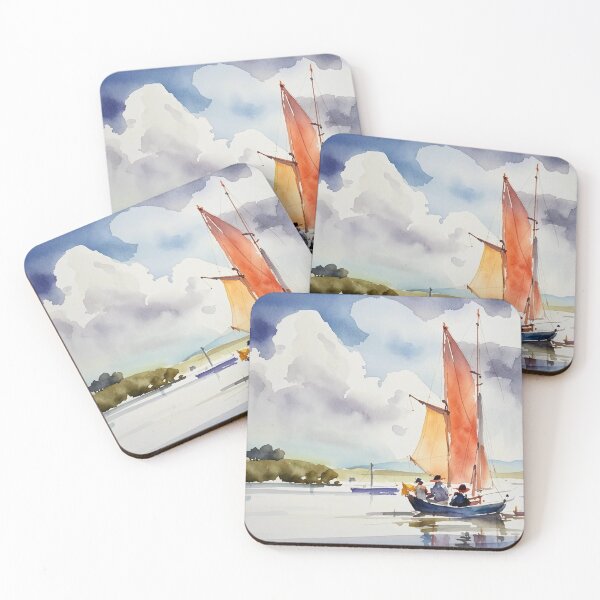 Item preview, A day at galmpton creek2（watercolour + AI） designed and sold by artsmeow.